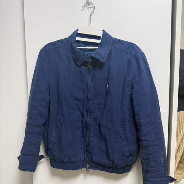 폴로 랄프로렌 여성 린넨 치노 자켓 네이비