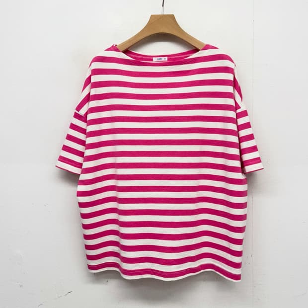 Maillot 마일럿 루즈핏 스트라이프 티셔츠