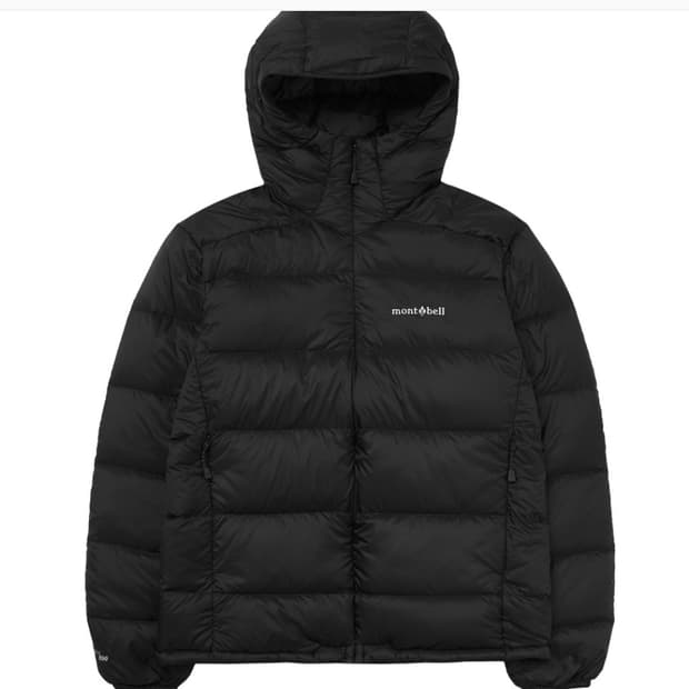 몽벨 라이트 알파인 다운 파카 블랙 m 새상품