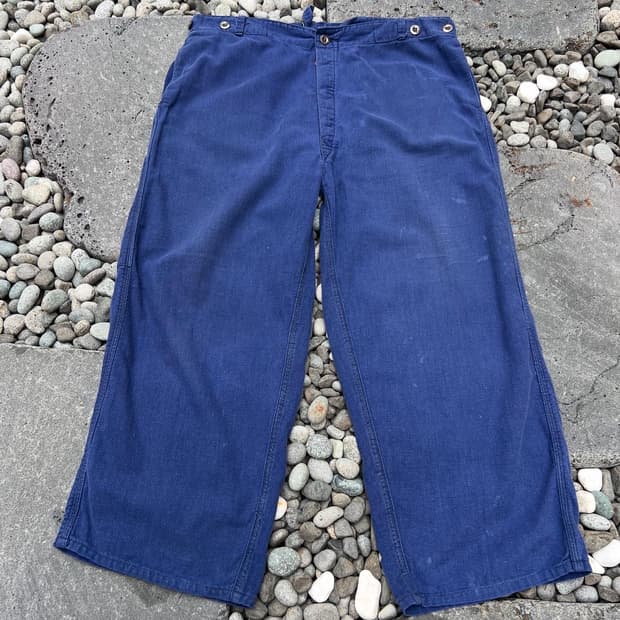 (36인치)OLD VINTAGE WIDE FRNECH 빈티지프렌치워크팬츠