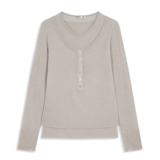 오픈와이와이 레이어드 라운지 롱슬리브