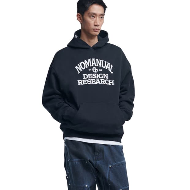 노매뉴얼 후드티m