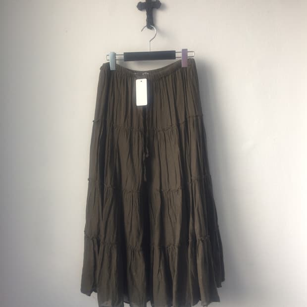 Layer long skirt