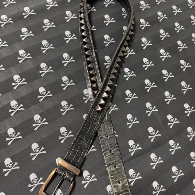 tornado Mart Black Stud Belt
