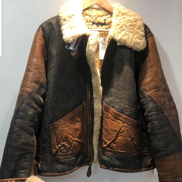 폴로랄프로렌 무스탕 시어링 M 민트급