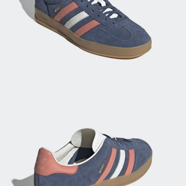 아디다스 가젤 인도어 네이비 핑크 230