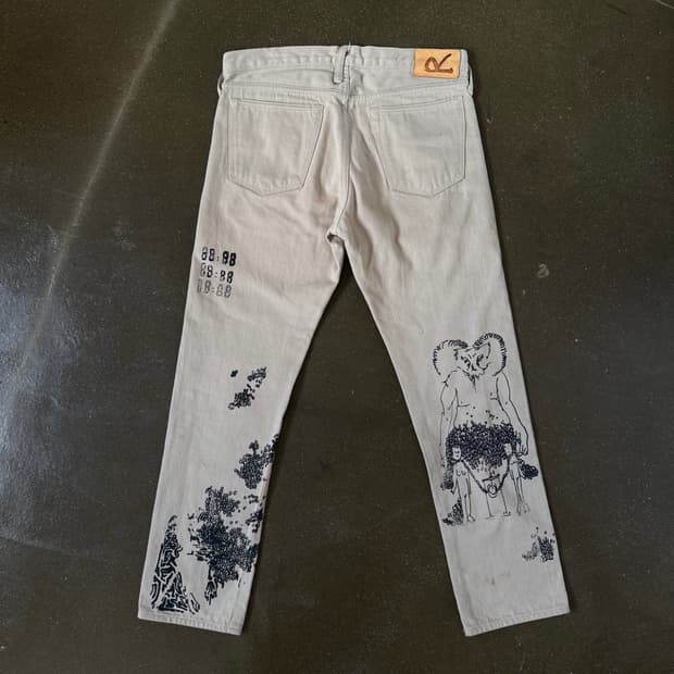 CHIAGUN PRINTED R Chino pants