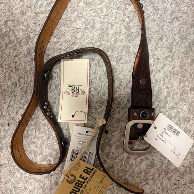 RRL 더블알엘 라스코 벨트 34