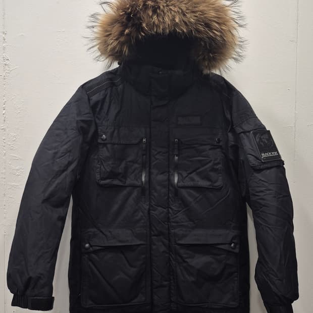 블랙야크 구스다운 빵빵한 패딩 점퍼 남성 95사이즈
