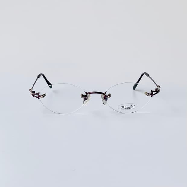 798 데드스탁 픽키 라운드 오벌 무테 경량 빈티지안경