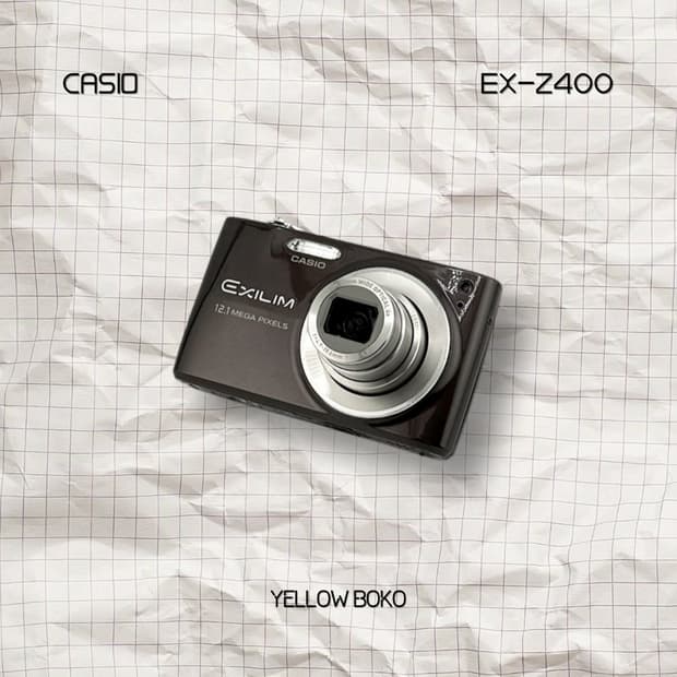 [수채감성] CASIO 카시오 엑슬림 EX-Z400 레트로 디지털 카메라