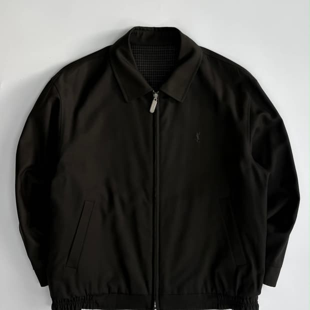 [95] 입생로랑 옴므 양면 울 블루종 자켓