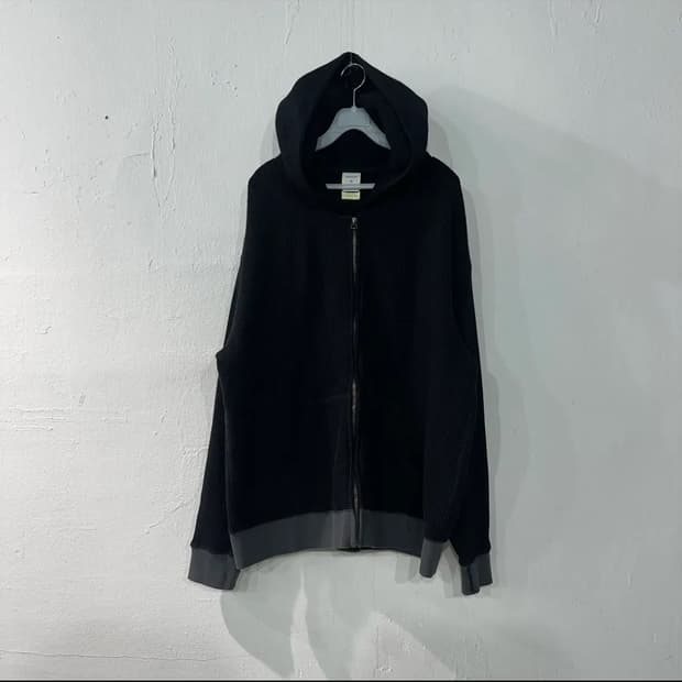 (XL) 카키스 와플 후드집업