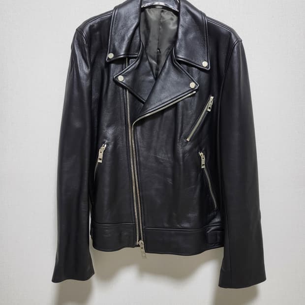 남녀공용 베지터블 램스킨 라이더 자켓 맞춤하고  새제품 free