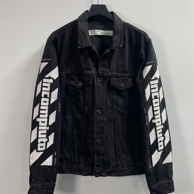 오프화이트 2019 흑청 청자켓 (on.330)  