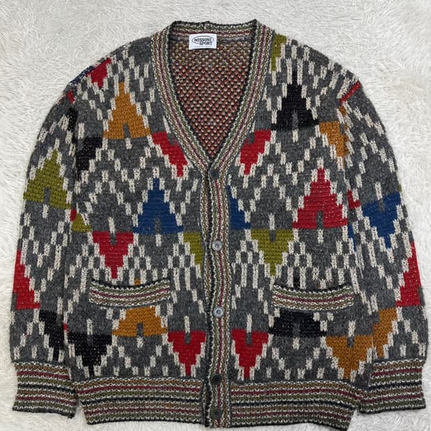 미쏘니 에스닉 니트 가디건/#3279