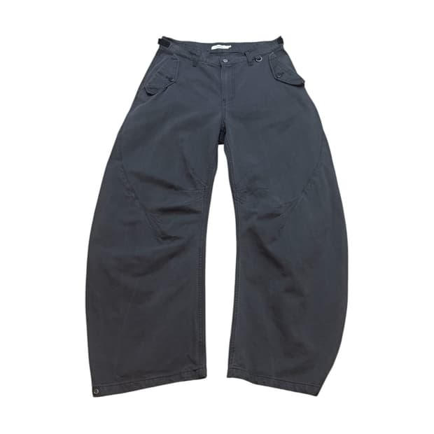 아르반 트리플 리프 커브드 팬츠_트리플 차콜