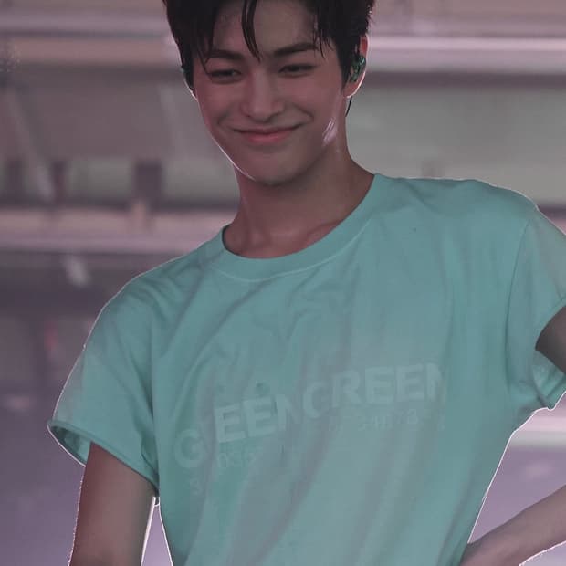 코르티스 greengreen 릴리즈파티 굿즈 티셔츠 블루