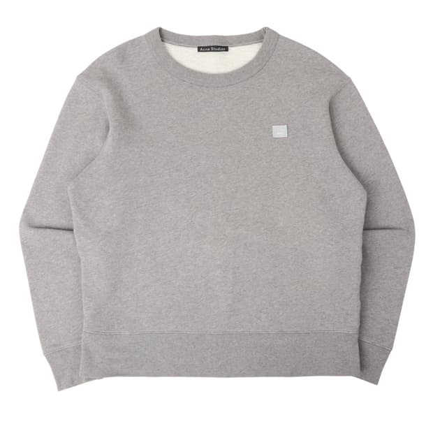 아크네스튜디오 페어뷰 페이스 그레이 스웻셔츠