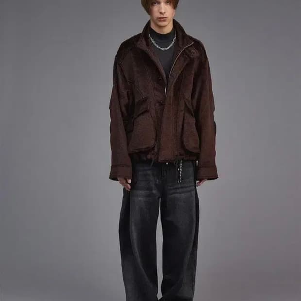 알렌느 하이넥 알파카 브라운 2사이즈 