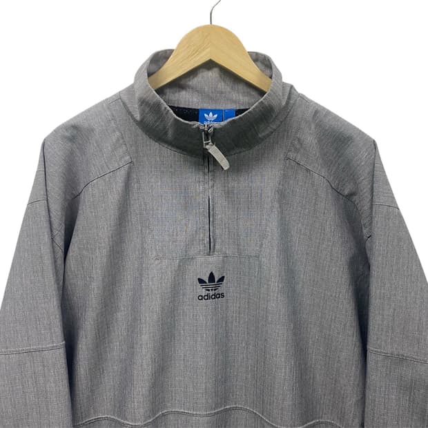 한정판 ] 아디다스 하프집업 그레이 아노락 풀오버 100-115