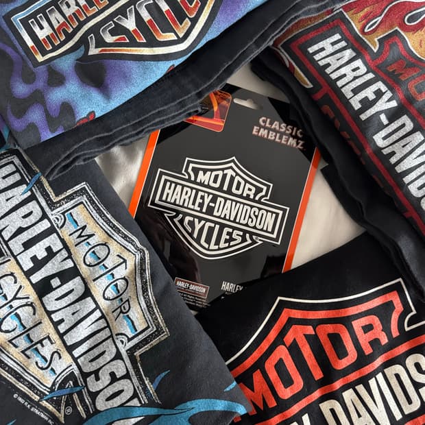 90s-00s 빈티지 할리데이비슨 롱슬리브 티셔츠