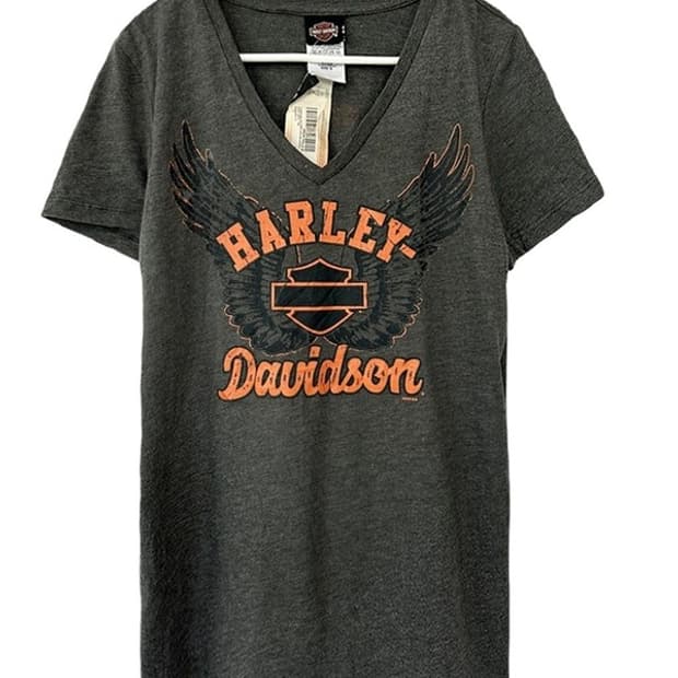 [S] HARLEY DAVIDSON 할리엔젤윙 Y2K 반팔티