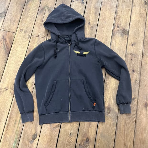 로빈스 진 새깅 후드집업