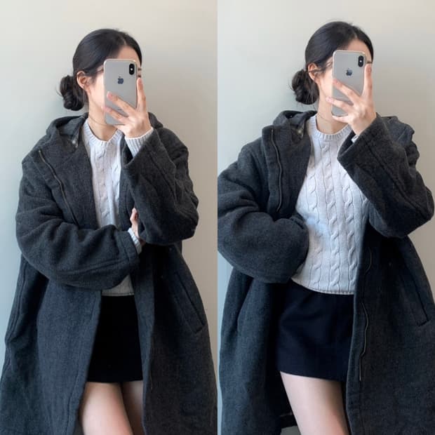 빈폴 후드 코트 