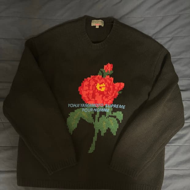 슈프림 요지야마모토 니트