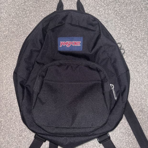 잔스포츠 하프파인트 미니 백팩 블랙