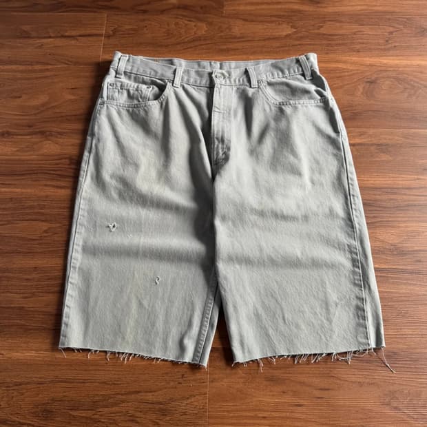 [38]90's 리바이스 550 Made In USA 컷오프 데님 쇼츠