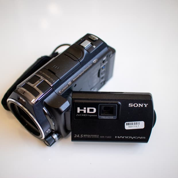 Sony HDR - PJ800 / 빈티지 디지털 캠코더
