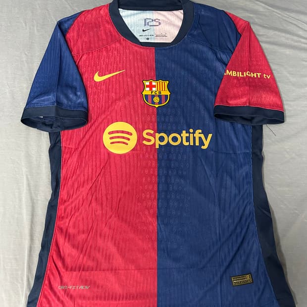 24/25 바르셀로나 홈 어센틱 유니폼