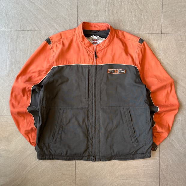 할리데이비슨 코튼 스펠아웃 자켓