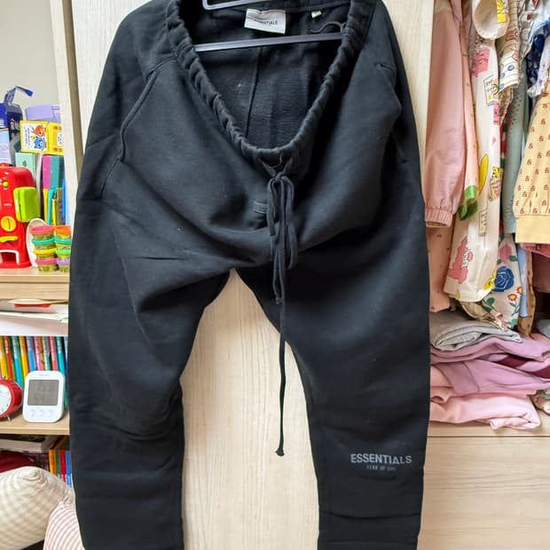 피어오브갓 에센셜 스웨트팬츠 블랙 L