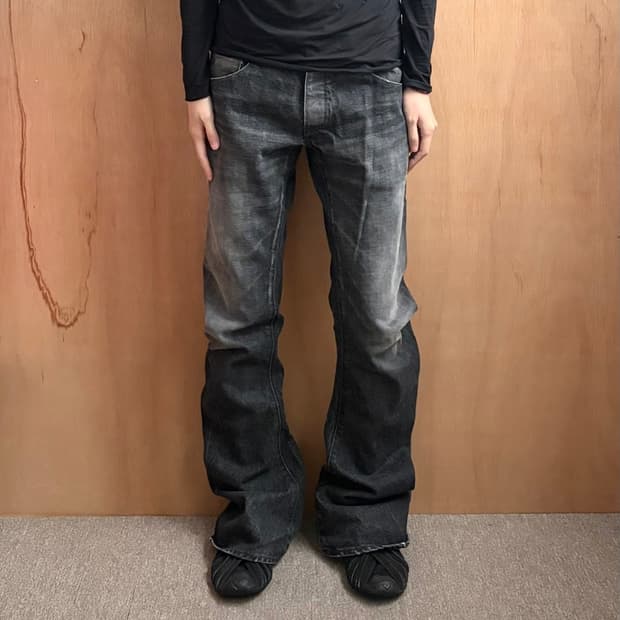 wjk 바나나 데님 팬츠