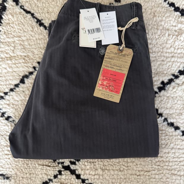 RRL 헤링본 필드 팬츠