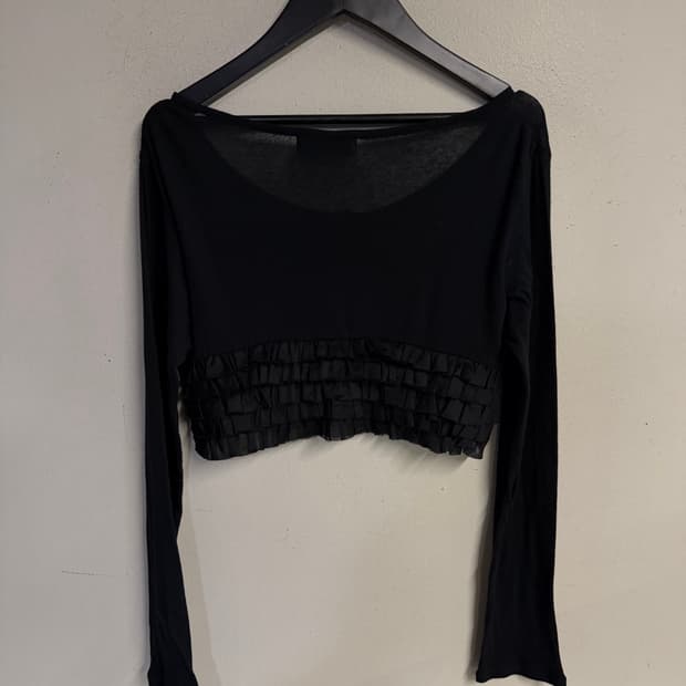 Pour duex frill cardigan 