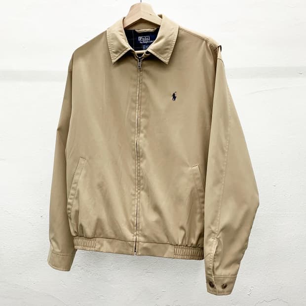 폴로 랄프로렌 베이지 폴리쉘 자켓
