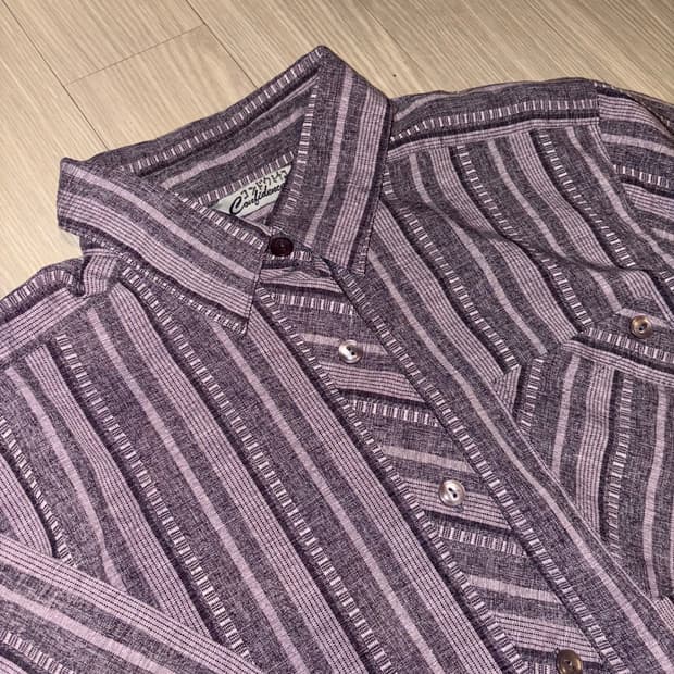 에스닉 스트라이프 뮤트 셔츠 펑크 y2k 일본 빈티지