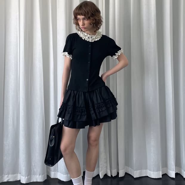 LooseSmell 러플 미니스커트