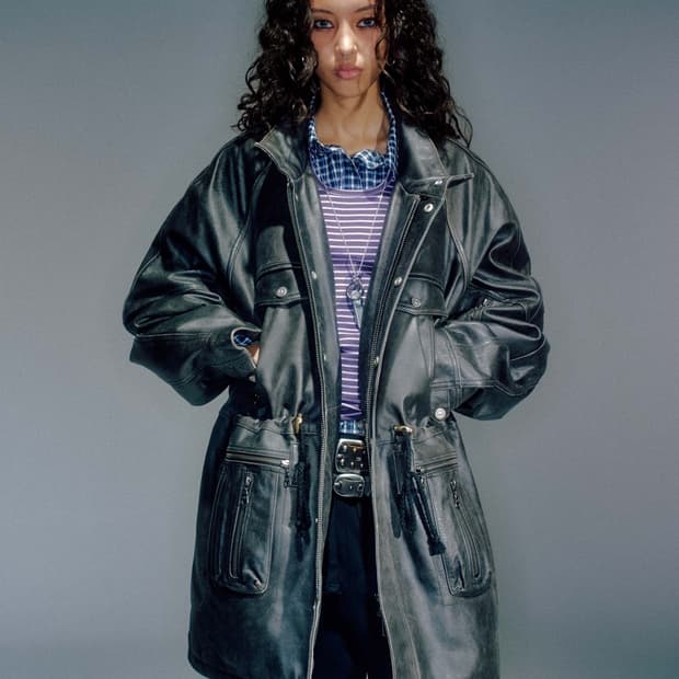 베이컨트 아카이브 빅터 레더 필드자켓