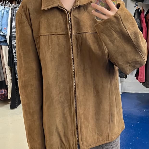 1960s USA Oakbrook 인시어스 스웨이드 자켓
