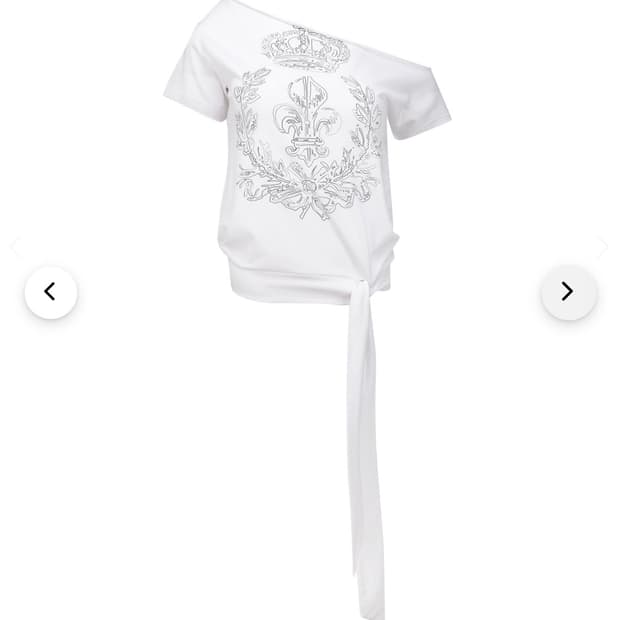 스컬프터 Chateau Shithole Tie Tee White 새상품