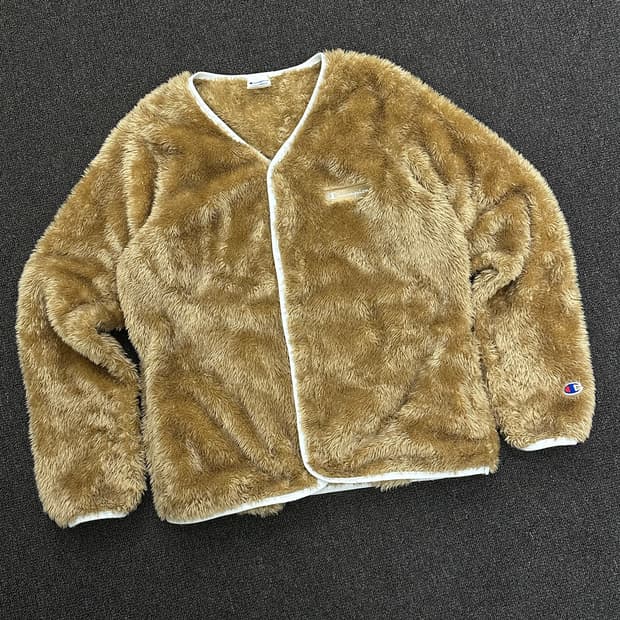 M)챔피온 빈티지 여성 셰르파 플리스 자켓