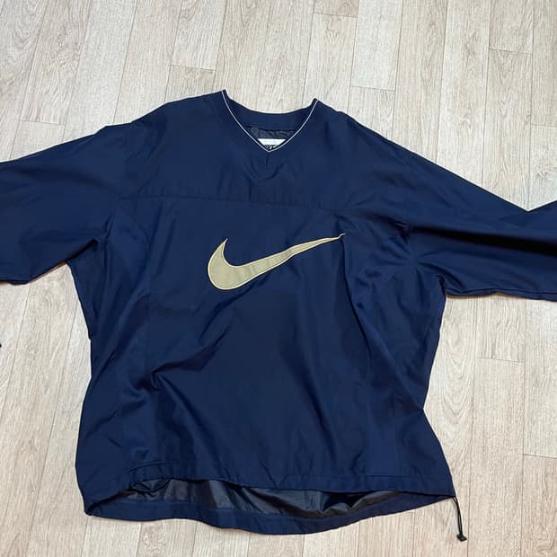 나이키 빅로고 빈티지 웜업 아노락 