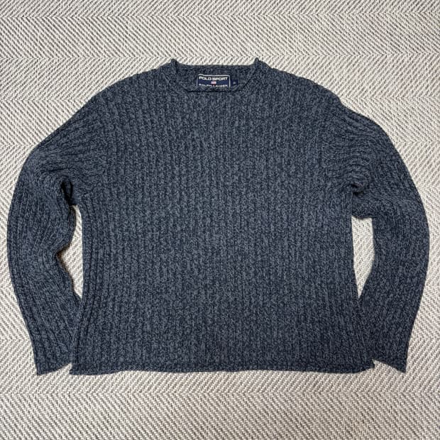 90s Polo Sweater