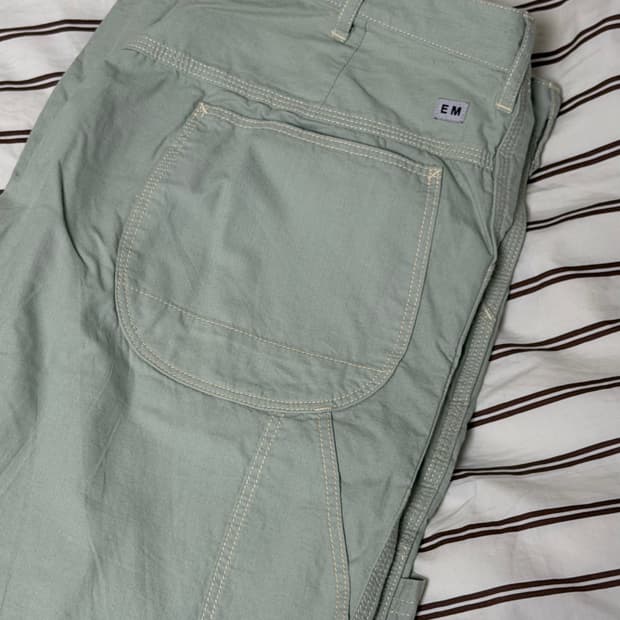 [L] Ends and Means 더블니 페인터 팬츠 23ss