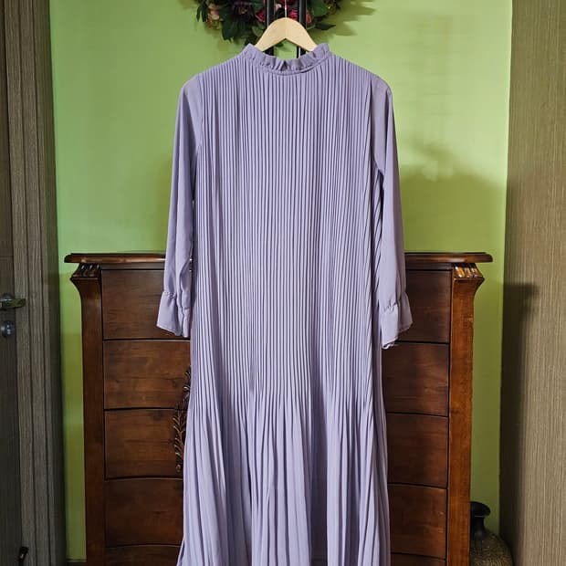 베르소 라벤더 롱원피스